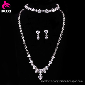 Most Popular Ladies Gemstone Gold Plated Necklace Set Jewelry